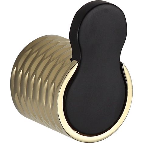 Mexen Base Handtuchhaken, Schwarz/Gold - 7088235-57 (1/2)