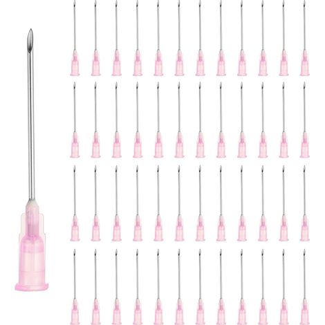 50 Stück Dosiernadeln mit rosa Spitze zum Abmessen (1/5)