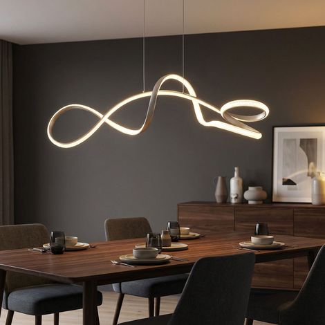 Pendellampe Hängeleuchte Esstischlampe LED Designlampe Wohnzimmerlampe H 120 cm