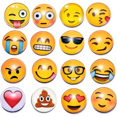 Aimant Emoji pour réfrigérateur, aimant décoratif pour tableau blanc, armoire de classe (1/5)