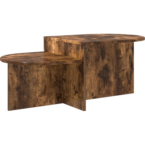 Maison Exclusive - Couchtisch Geräucherte Eiche 100 x 50 x 40 cm