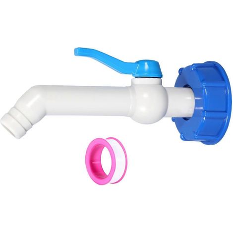 Adaptateur pour conteneur IBC avec vanne à bille. Remplace le filetage précis. Pratique, robuste et rapide. Style B (1/5)