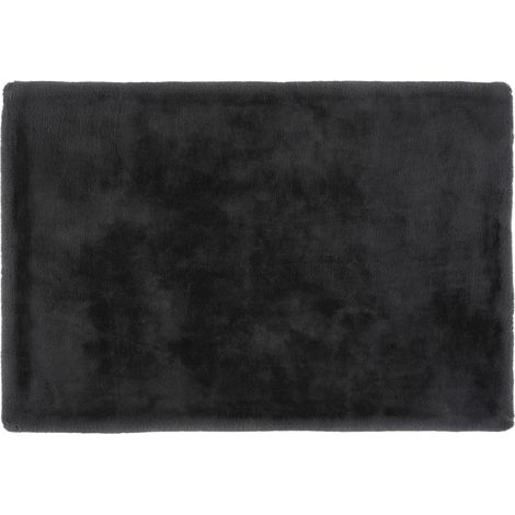 Joy - tapis rectangulaire - fausse fourrure - gris anthracite (1/5)