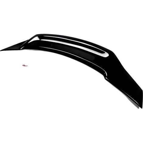 Spoiler trasero, plástico ABS ligero, fácil instalación, negro brillante. (1/2)