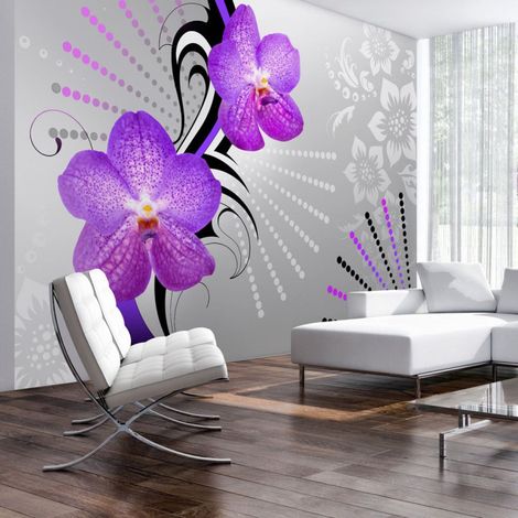 Papier Peint "Purple Vibrations" 175 x 250 cm (1/2)