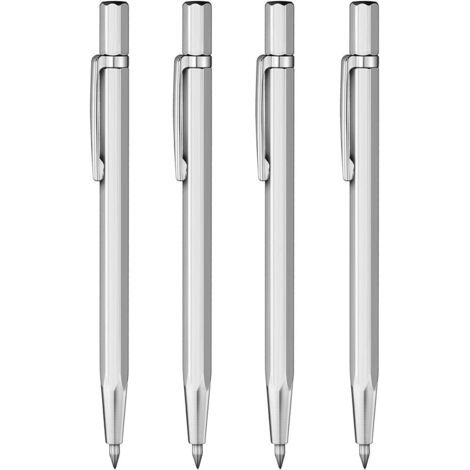 BUNTHAUS Lot de 4 stylos à tracer en carbure de tungstène pour acier inoxydable, céramique et verre (1/5)