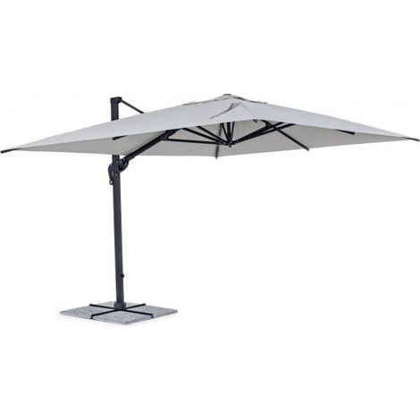 Sonnenschirm mit 360°-Arm INES 300x400x h265 cm (1/5)