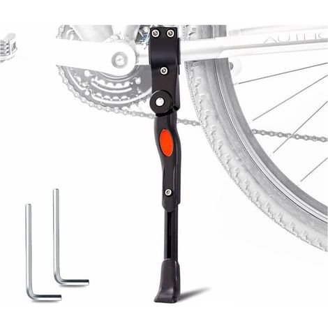 Cavalletto universale regolabile per mountain bike con supporti laterali e piedini in gomma antiscivolo per biciclette (1/4)