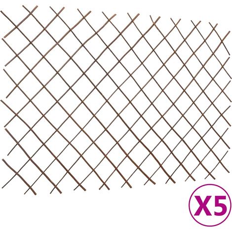 vidaXL Clôtures en treillis de saule 5 pcs 180x120 cm (1/5)