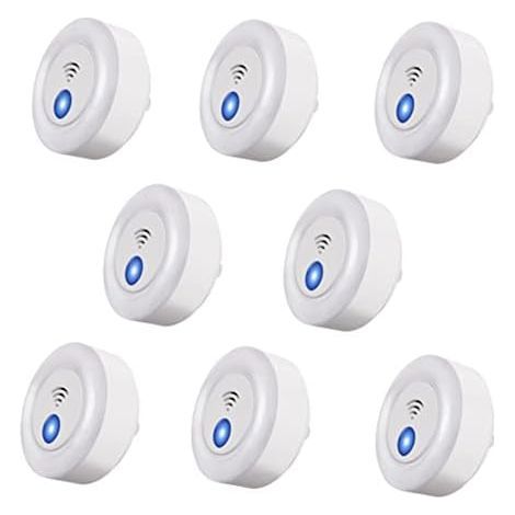 8 pièces Anti-Moustiques à Ultrasons Anti-Rats éLectroniques Peuvent Repousser Les Souris, Moustiques, Cafards, Mouches, Chauves-Souris, Etc. Prise UE - prise ue (1/5)