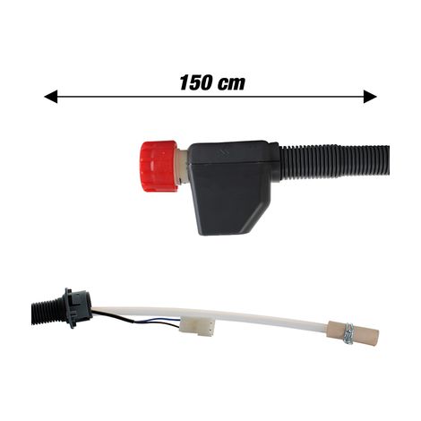 TUBO CARICO VALVOLATO LAVASTOVIGLIE ACQUASTOP REX-ELECTROLUX 140180589016- LV623 (1/4)
