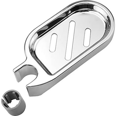 Porte, Savon pour Barre de Douche, Porte-Savon Douche en ABS Plastique, Support de Savon de Douche (1/5)