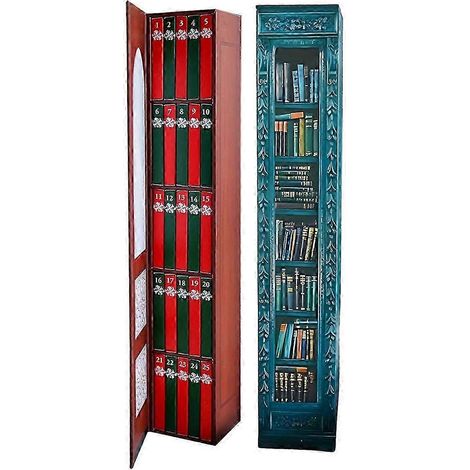 Calendrier de l'Avent avec 2 mini-livres décoratifs, calendrier de l'Avent de Noël avec livre cadeau, calendrier de l'Avent (1/5)