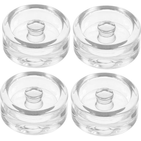 Contenitori per fermentazione in acciaio inox con manici, adatti a barattoli Mason a bocca larga, per la conservazione degli alimenti, 7,2 cm x 7,2 cm x 2,8 cm, confezione da 4. (1/5)