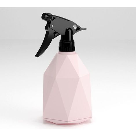 Flacon pulvérisateur vide, flacon pulvérisateur en plastique, atomiseur à pompe rechargeable, pulvérisateur pour jardin, plantes, cuisine, usage intérieur - Rose 600 ml