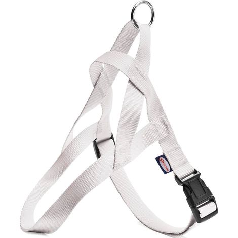 Pettorina a Y in nylon svedese con chiusura a clip per cani: 1 cm x 45-55 cm pettorina - nero