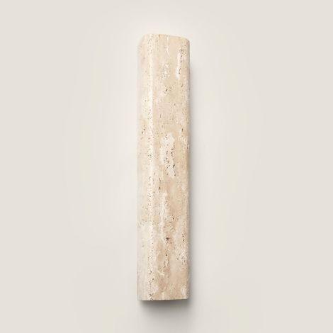 LED Wandleuchte Travertino Enzo 3000K Beige Warmweiß ↑50 cm