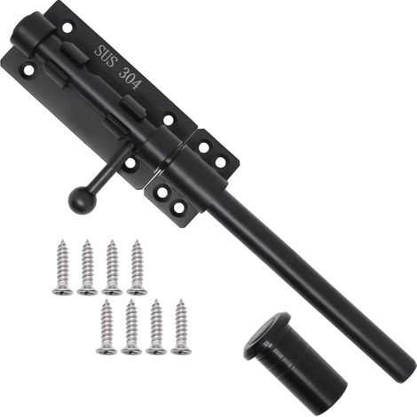 coulissant robuste pour portail avec cadenas loquet (1/5)