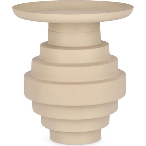 Table basse ronde design en métal coloré D36 - MARLO (1/4)