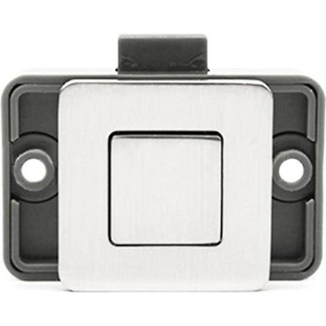 Poignée de tirage, verrous à bouton-poussoir pour tiroirs de meubles de caravane ou de bateau, sans clé (1/5)