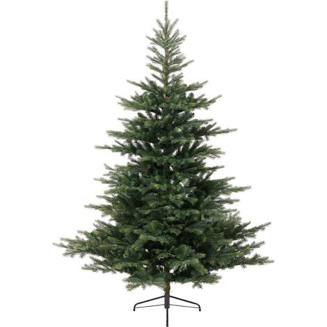 Everlands 210cm (7ft) Green Grandis Fir Real Look Christmas Tree 2326 Tips