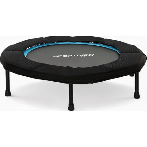 Trampoline fitness pliable acier gainé 102 cm 102 x 102 x 22 cm (1/5)
