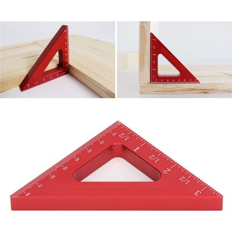 installation et fixation d'une règle d'équerre pour le travail du bois (1/5)