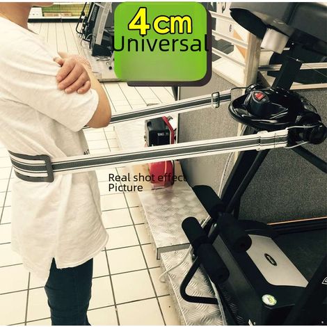 Ceinture De Massage Vibrante Universelle - Boucle En Fer Et Anneau Métallique - Pour Tapis De Course Et Fitness - 1 Pièce (1/3)