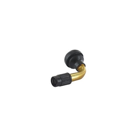 Válvula completa para neumáticos sin cámara, modelo curvado (tipo Pvr70) - Longitud: 42 mm.