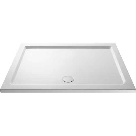 1500mm x 760mm Premium Rectangular Shower Tray - White