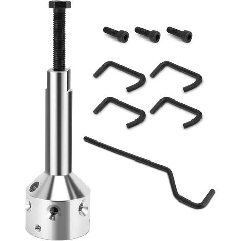 Fan blade removal tool, blower wheel puller, motor shaft puller, smoothly removes 5/8" belt-driven and drive motor shafts (1/5)