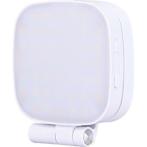 Lampe de maquillage selfie 4 en 1 avec éclairage magnétique, lampe de poche portable, miroir et support pour téléphone. (1/5)