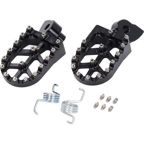 Wide motorcycle footrests, CNC aluminum alloy anti-slip pedals for Z50R XR50R XR70R XR80R XR100R CRF80F CRF100F. (1/5)