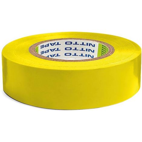 Ruban Adhésif Isolant Jaune Isolation électrique Fiable - Perel (1/2)