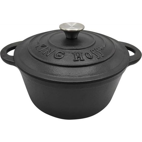 Olla hierro fundido 24cm 4L kinghoff KH-1476 (1/2)