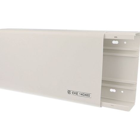 Passe-câble blanc 2 m – Dimensions 140x60 mm – Plastique léger pour protection câbles – Installation facile dans tous environnements – Kopos