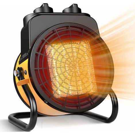 Space Heater, Space Heaters for Indoor Use, 1500W Electric Heater with 3 Modes, 3S Fast Heat, Thermostat with Overheat Protection, Space Heaters for Indoor Use, Large Room, Garage Heater , bedroom (1/5)
