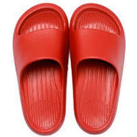 Claquettes de douche EVA antidérapantes pour salle de bain, piscine, plage - Hommes et Femmes - Rouge, Taille 35-36 (1/5)