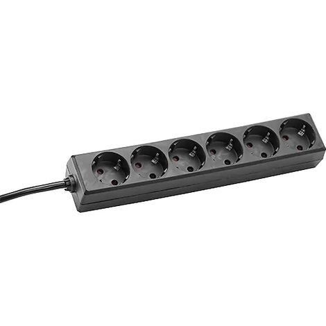 Bachmann Steckdosenleiste 6fach 1,5m, sw 381.141S (1/2)