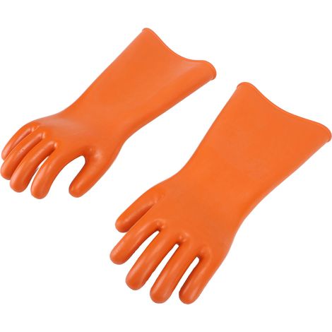 Gants isolants haute tension 35 kV, gants spéciaux en caoutchouc pour électriciens, gants de protection isolants 35 kV pour travaux sous tension (1/5)