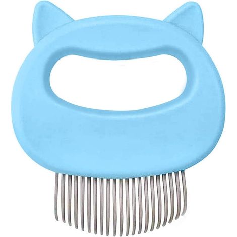 Brush À Poils Pour Animaux - Poils Courts Et Longs - Poignée Ergonomique En Plastique ABS - Pour Chats Et Chiens Moyens À Grands - 1 Pièce (1/5)