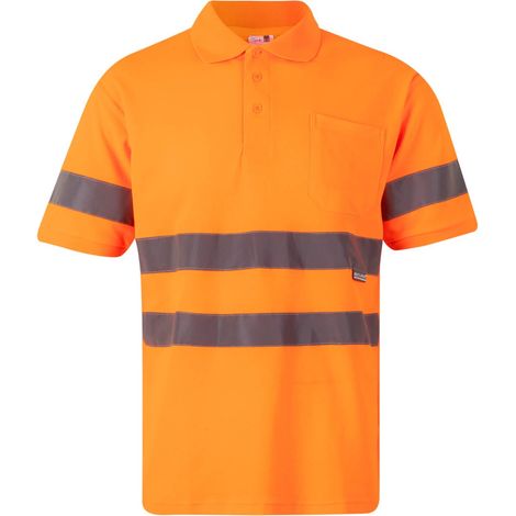 Polo haute visibilité VELILLA Orange Fluo XXL.