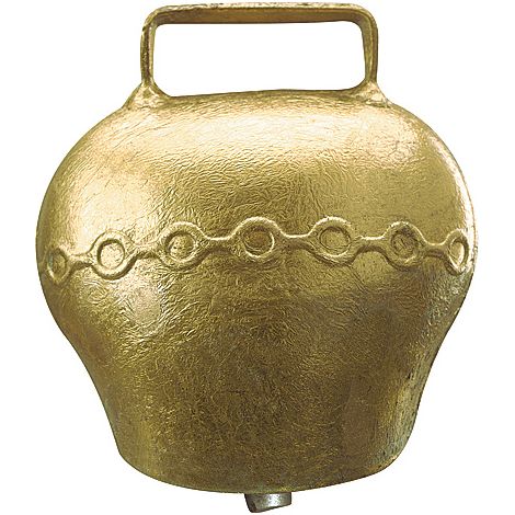 Cloche en acier bombé coloris bronze 75 mm