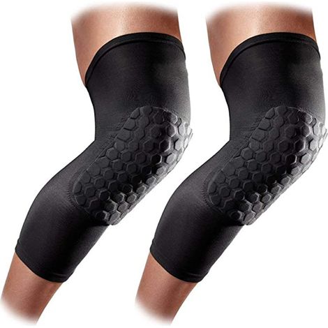 Genouillere De Compression - 28-32 cm - Polyamide Et Elasthanne - Pour Sport Et Activite Physique - Par 2 (1/5)