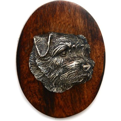 Norfolk Terrier: broche para exposición canina, clip para número de inicio, insignia para perro de Art-Dog (1/4)