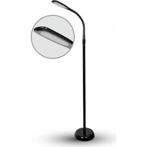 Lampadaire LED dimmable V-TAC VT-7700 7W noir 4000K