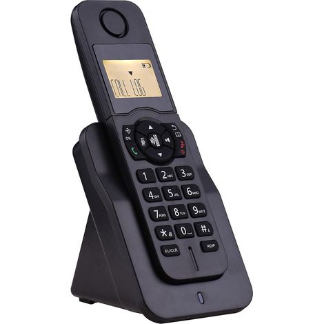 Bisofice Expandable Cordless Phone Telephone with LCD Display Caller ID 50 Phone Book Memories Hands-UK Plug-