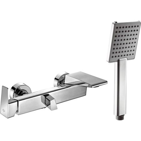 Grifo de bañera con mezclador monomando Atrio cromo GME (1/2)