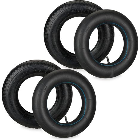 Set di 2 carriole con tubo