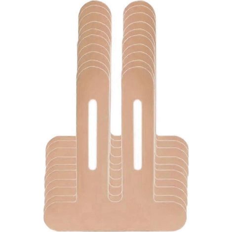 Packung mit 10 Kinesiologie-Kniestreifen, wasserdicht und elastisch, atmungsaktiv, für einen strahlenden Teint. (1/5)
